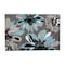 World Rug Gallery Modern Flowers Design Area Rug 2' x 3' Blue 374BLUE2X3 - alternate 2